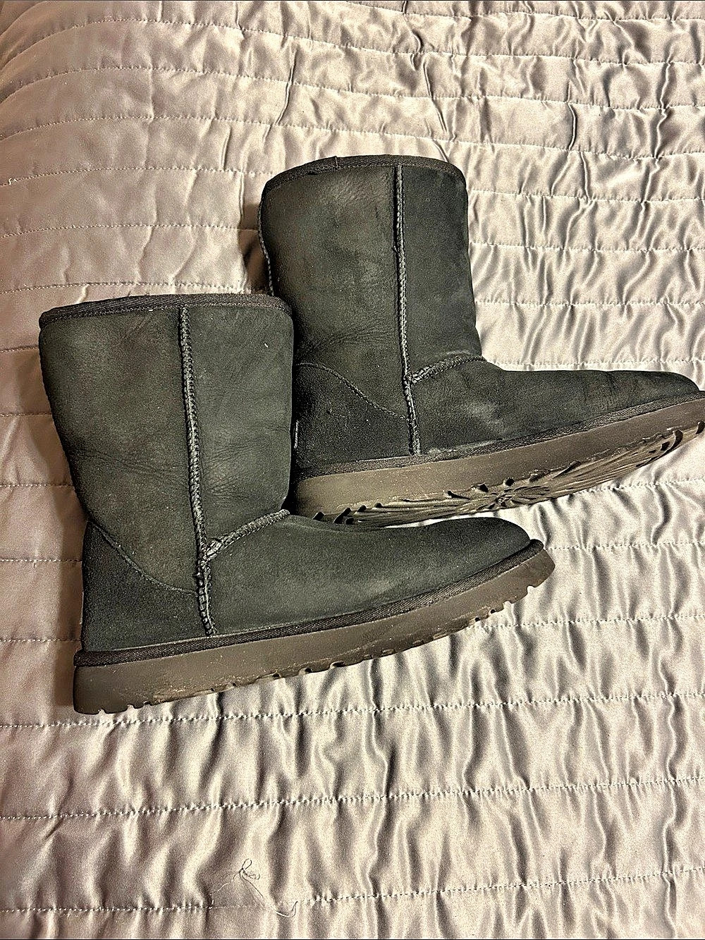 UGG Classic Short II Winter Boots Black US 9